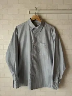 ユニクロ UNIQLO:C ブロードオーバーサイズシャツ ブルー Mサイズ