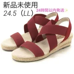 【新品未使用】Sesto ウェッジソール レッド LL 24.5cmのサムネイル