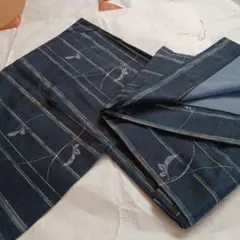 呉服屋さんでお仕立て，正絹の紬の着物，袷，広衿，美品，未使用！お買い得！