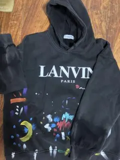 新品　パーカー　黒　サイズＬ