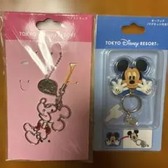 TOKYO Disney RESORT ミッキー　キーフック＆ストラップ