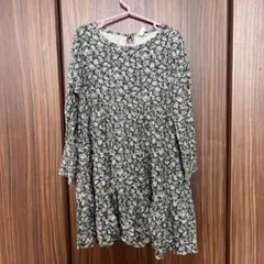 Samansa Mos2 Lagom 花柄ワンピース