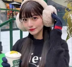 GRL ファーイヤーマフラー BL158 ベージュ