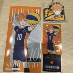 ハイキュー　一番くじ　H I 日向 チケットケース＆クリアカード ラバーチャーム