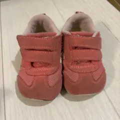 ピンク ベビーシューズ ベルクロタイプ