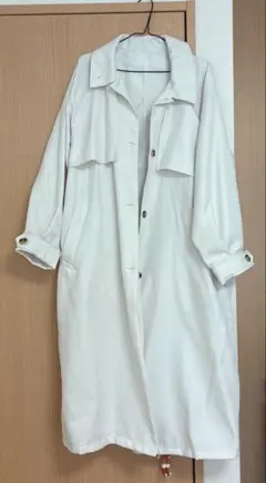 GRL ロングトレンチコート　ホワイト