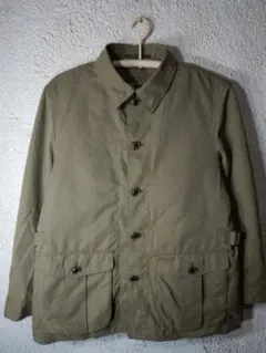 o7473　クロコダイル　ジャケット　コート　中綿ライナーベスト付き