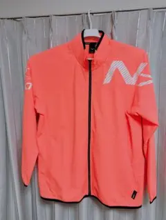 ミズノMIZUNO 蛍光ピンク フルジップ ウィンドブレーカー