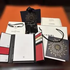CHANEL付箋、マスカラサンプル、コットンサンプル、ホリデーギフトボックスなど