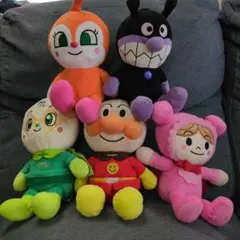 アンパンマン ぬいぐるみ 中型 ５体セット