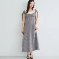 新品未開封　coca ギンガムチェックワンピース レディース ワンピース・ドレス