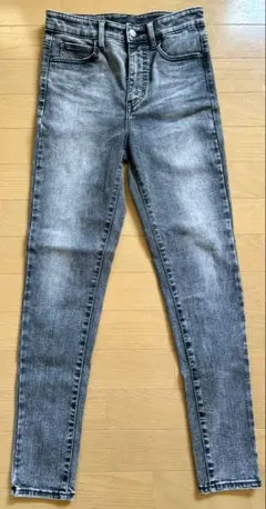 UNIQLO JEANS グレー デニムパンツ　24インチのサムネイル