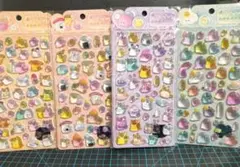 オバケーヌ 4枚セット シール ボンボンドロップシール ぷっくり 硬い