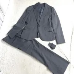 LES MUES 大きいサイズ ビジネススーツ グレー ジャケット・パンツセット