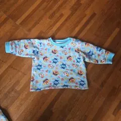 ベビーパジャマ 上下セット 80cm 水色
