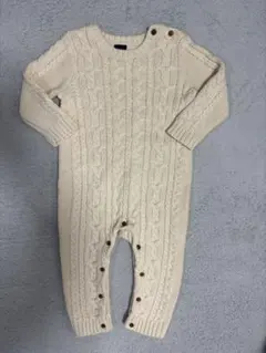 新品未使用Baby GAPケーブルニットロンパース 80cm