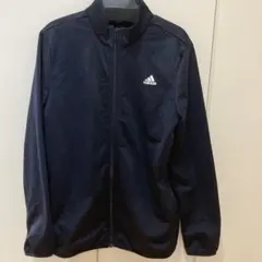 adidas ネイビー フルジップジャケット&パンツ　上下セット160used