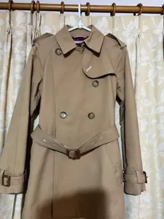 ベージュ ダブルブレスト トレンチコート　Paul Smith