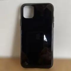 iPhone11ソフトケース　無地　ブラック