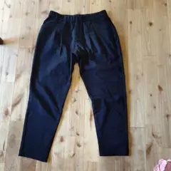 ベルメゾン　座パンツ　テーパード　XL　股下70　裏起毛