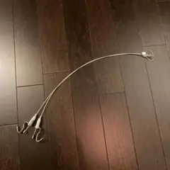 ピクチャーレール　自在金具付　径2.0mm　全長0.5m　2本セット