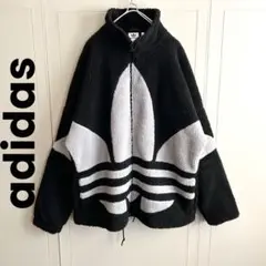 adidas アディダス ビッグロゴ パイルジャケット