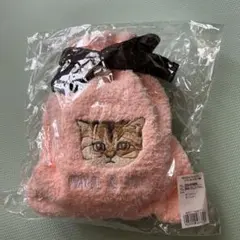 PAUL & JOE 猫の刺繍ポーチ ピンク 23-25cm 新品のサムネイル