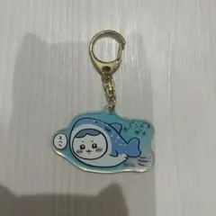ちいかわ水族館 オーロラアクリルキーホルダー　ハチワレ　ジンベイザメ