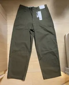 新品未使用　Uniqlo U ワイドフィットチノ　ダーク　ブラウン 82