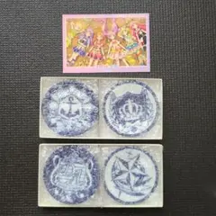 アイカツ　小皿セット　&　映画アイカツプリパラポストカード☆