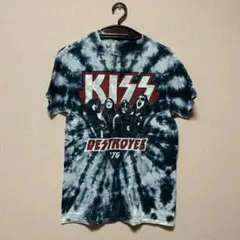 古着　KISS DESTROYER タイダイ　Tシャツ　バンドTシャツ