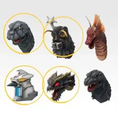 一番くじ ゴジラ 最恐怪獣王列伝 G賞 モンスターヘッドマグネット 4種