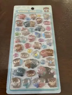 正規品　ボンボンドロップシール　水族館　カワウソ