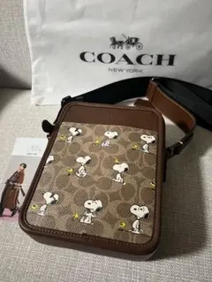 COACH スヌーピー柄 バッグ