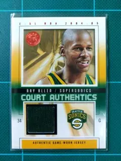 NBA レイ アレン 04-05 E-XL コートオーセンティックス ジャージ