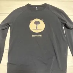 mont-bell クマイラスト 長袖Tシャツ 150
