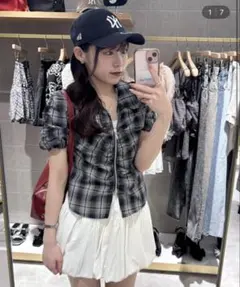 Heather WZIP チェックシャツのサムネイル