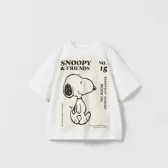 zarakids SNOOPY PEANUTS™ パッチ Tシャツ　130