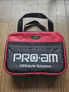Doggy ボウリング用バッグ 犬のイラスト　赤・黒　ABS PRO-am Doggy ボウリング用バッグ 犬のイラスト 赤・黒 ABS PRO-am