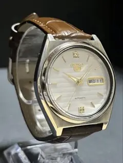 ★奇跡的1本！SEIKO5 希少カラー 自動巻メンズ腕時計　動作良好！