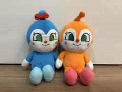 アンパンマン ドキンちゃんコキンちゃん ふわりんスマイルぬいぐるみ 2体セット