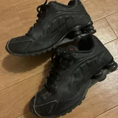 NIKE SHOX R4 ブラック 23.5cm ナイキ ショックスR4