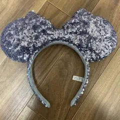 ディズニー　ミニー　スパンコールカチューシャ