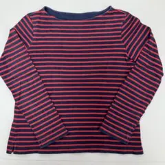 old UNIQLO マルチボーダー ロンT レッド