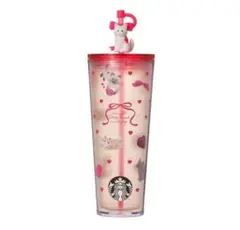 STARBUCKS バレンタイン2026 タンブラー、カップ、710mlキャット