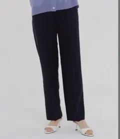 最終値下　新品　yori　サラサラハンサムパンツ　34 yori サラサラハンサムパンツ ライトグレー 34 【公式通販】