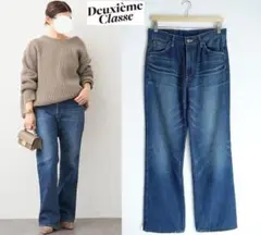 美品Deuxieme Classe☆Lee別注 5 ポケットデニム 38 ブルーのサムネイル
