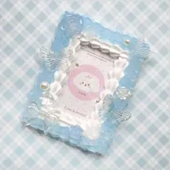 水色のホイップデコ♡