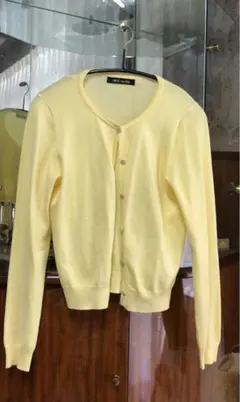 CECI McBEE ライトイエロー カーディガン 長袖　薄手