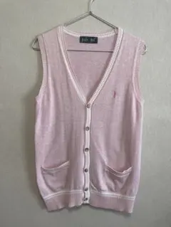 EASTBOY ピンクベスト　夏用　ボタン付き　制服　11号